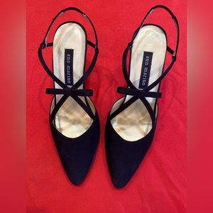 Ann Marino Black Evening Shoes